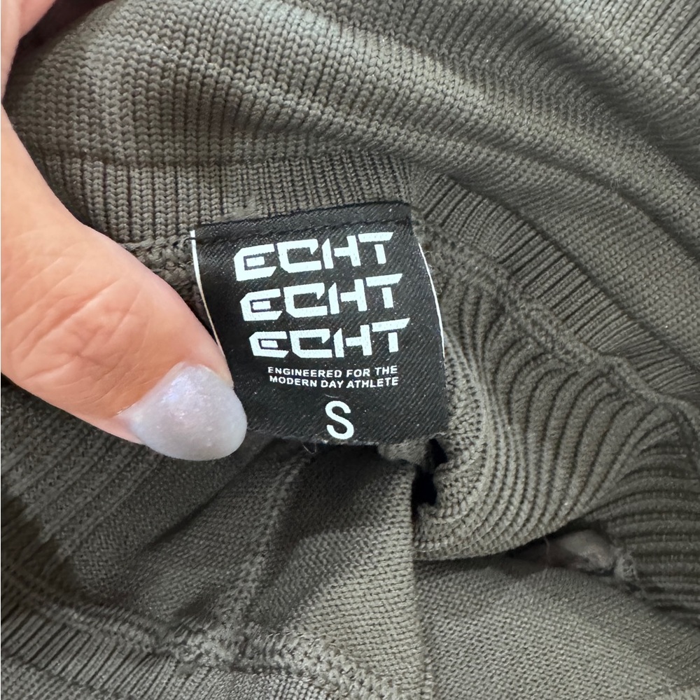 ECHT Olive Ribbed Jogger - Picture 4 of 5